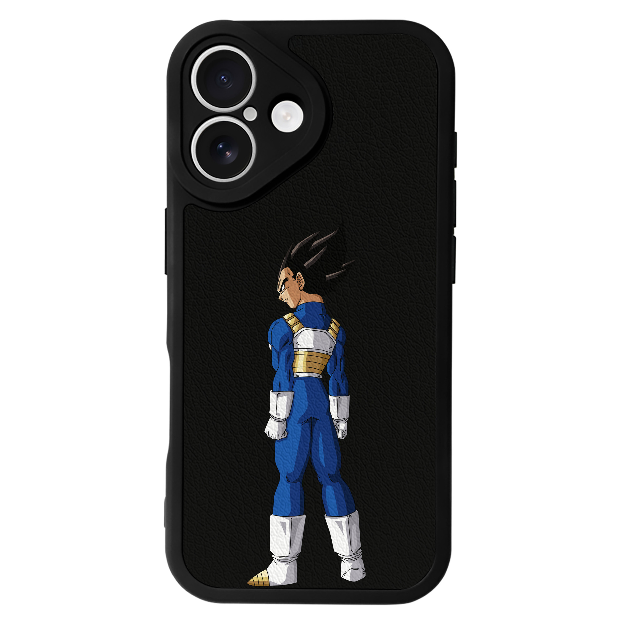 （画像用） ドラゴンボール ベジータ四世（Bejīta Yonsei）DRAGON BALL Vegeta IV 【iPhone 16シリーズ対応】シリコンスマホケース（レザー調） 材質：シリコン